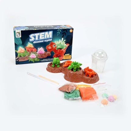 Експеримент дино кристали STEM, сет за одгледување кристали