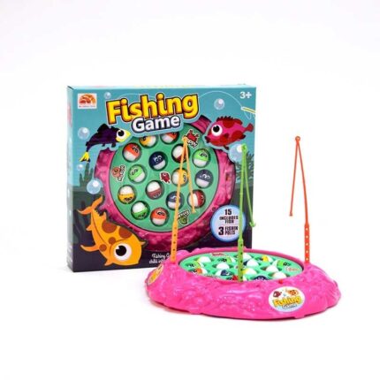 Друштвена игра риболов Fishing Game со 15 рибички и 3 трски