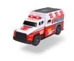 Dickie Toys Брза помош City Ambulance со светло и звук, 15 cm