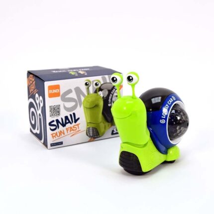 Музички полжав Snail Run Fast, играчка на батерии со музика