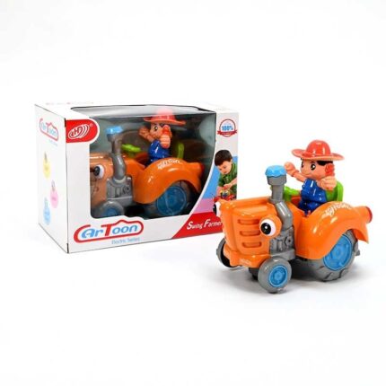 Играчка фармер со трактор CarToon Swing Farmer, со светла
