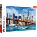 Trefl Puzzle Pamje e Nju Jorkut me Urën e Brooklynit, 500 pjesë