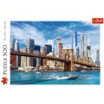 Trefl Puzzle Pamje e Nju Jorkut me Urën e Brooklynit, 500 pjesë – foto 2
