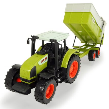 Dickie Toys Трактор CLAAS Ares со приколка кипер, 57 cm