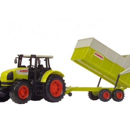 Dickie Toys Трактор CLAAS Ares со приколка кипер, 57 cm – слика 2