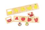 Viga Дрвена сложувалка за учење бои Learning Colors Puzzle Set, 6 бои – слика 3