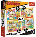 Trefl Garfield loves lasagne 4-in-1 puzzle, 35, 48, 54 and 70 pieces