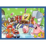 Trefl Puzzle 4 në 1 SpongeBob – Jeta nënujore, 35, 48, 54 dhe 70 pjesë – foto 4