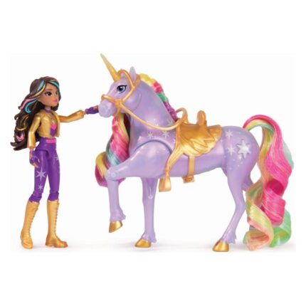 Unicorn Academy Кукла Sophia и еднорог Wildstar со светлосна магија Light Magic