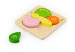 Viga Дрвена сложувалка Handy Block Puzzle Пеперуга, дебели делови – слика 2