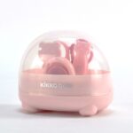 Kikka Boo Сет за маникир за бебиња Bear во кутија со мече, розов – слика 3