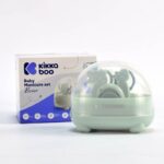 Kikka Boo Bear baby manicure set in a teddy bear case, mint – image 3