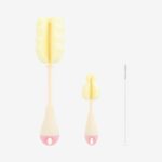 Kikka Boo Сет четки за миење шишиња 3 во 1, розев