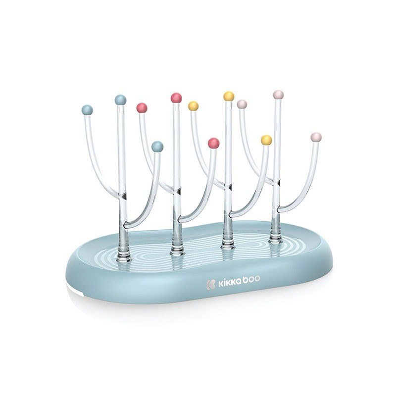 Kikka Boo Marble bottle drying rack, for up to 8 items, blue Kikka Boo Marble bottle drying rack, for up to 8 items, blue