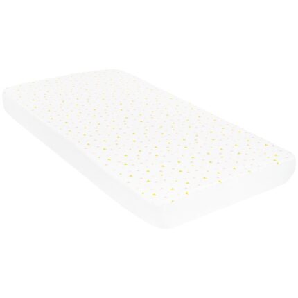 Kikka Boo Водоотпорен протектор за душек со ластик Hearts, 60 x 120 cm