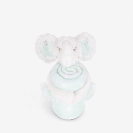 Kikka Boo Сет ќебе со плишана играчка Elephant Time, слонче, минт
