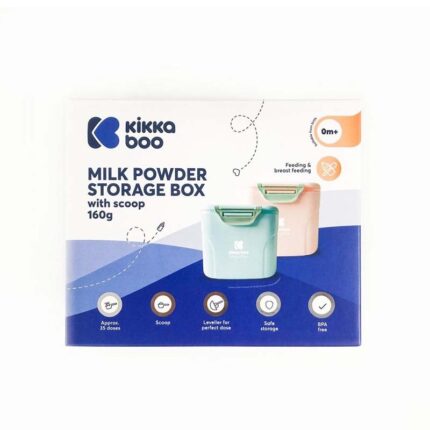 Kikka Boo Dozator për qumësht pluhur me lugë matëse, 160 g, rozë – foto 2