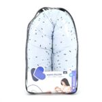 Kikka Boo Перница за доење Bear with Me со памучна навлака, светлосина – слика 3