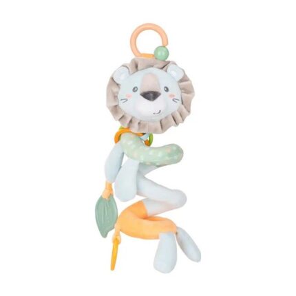 Kikka Boo Мека спирална играчка за количка Jungle King со лавче, 36 cm
