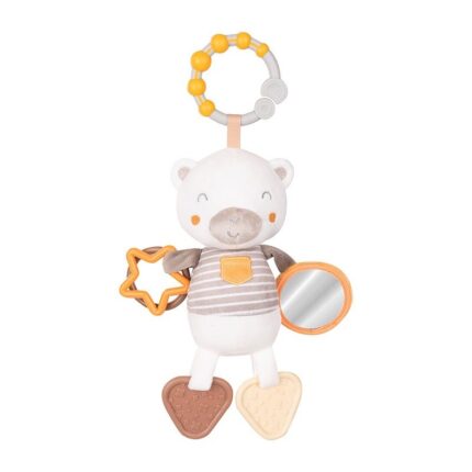 Kikka Boo Мека активити играчка My Teddy со глодалка и огледалце