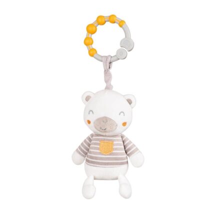 Kikka Boo Мека играчка со вибрации My Teddy, мече за количка, 17 cm
