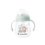 Kikka Boo Savanna training bottle with handles, 240 ml, mint