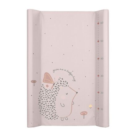 Kikka Boo Подлога за пресоблекување со мемори пена Hedge Hugs, 50 x 70 cm, розева