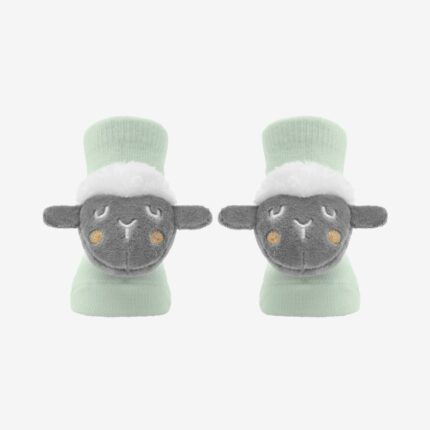 Kikka Boo Бебешки чорапи со 3D играчка Sleepy Sheep, 0–6 месеци – слика 2