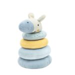 Kikka Boo Soft stacking tower Stripy Friends with zebra, 4 rings