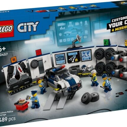 LEGO® City Полициска работилница за преуредување автомобили (60457)