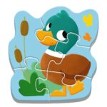 Trefl Бебешка сложувалка Babies and the Bear – Животни, 4 сложувалки од 2 до 5 парчиња – слика 6