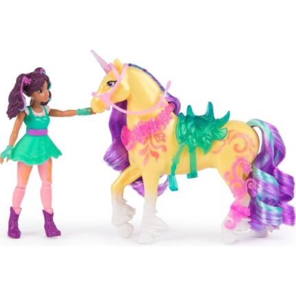 Unicorn Academy Кукла Ava и еднорог Leaf, сет The Power of Friendship