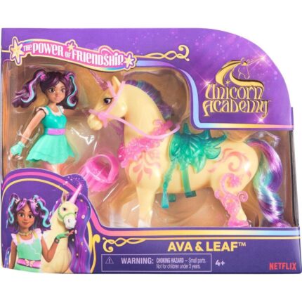 Unicorn Academy Кукла Ava и еднорог Leaf, сет The Power of Friendship – слика 2