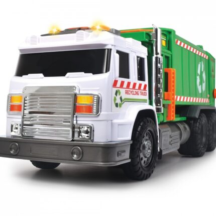 Dickie Toys Камион за ѓубре Recycling Truck 56 cm, светло и звук