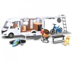Dickie Toys Кампер Hymer B-Class со фигура и додатоци за кампување, 1:24