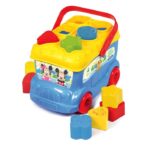 Clementoni Disney Baby Autobus ndarës formash Baby Mickey, 9 forma