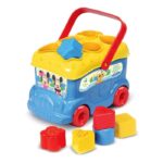 Clementoni Disney Baby Autobus ndarës formash Baby Mickey, 9 forma – foto 2