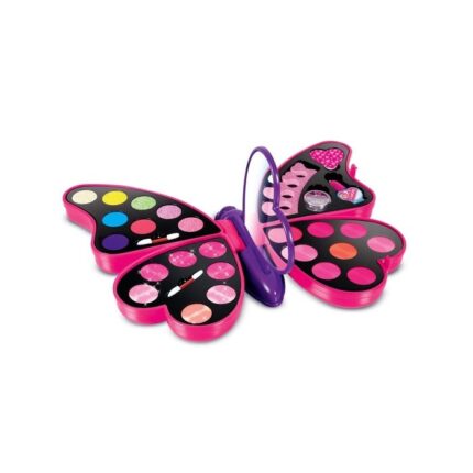 Clementoni Сет со шминки и лакови Crazy Chic Butterfly, 3 во 1