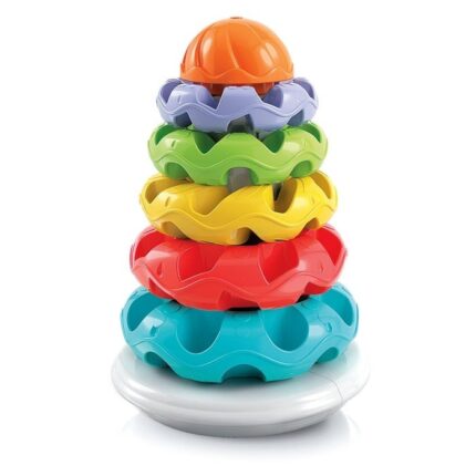 Clementoni Baby Прстени за редење Stacking Rings, 5 прстени