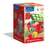 Clementoni Baby Кофа за сортирање форми Shape Sorter Bucket, 6 форми – слика 3
