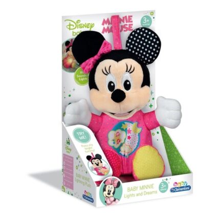 Clementoni Disney Baby Музичка плишана играчка Baby Minnie со светло – слика 2