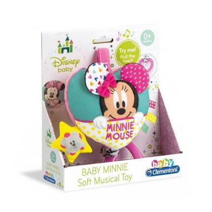 Clementoni Disney Baby Мека музичка играчка Baby Minnie во форма на срце