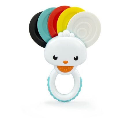 Clementoni Baby Тропка и глодалка Паун Rainbow Peacock, 3+ месеци – слика 2