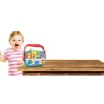 Clementoni Baby Radio muzikore me kafshë, 4 butona që ndriçojnë – foto 3