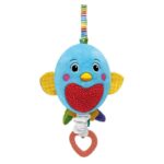 Clementoni Baby Мека музичка играчка Птица Soft Bird за креветче
