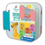 Clementoni Soft Clemmy Disney Baby Сет Simba и Dumbo со меки коцки и книга – слика 3