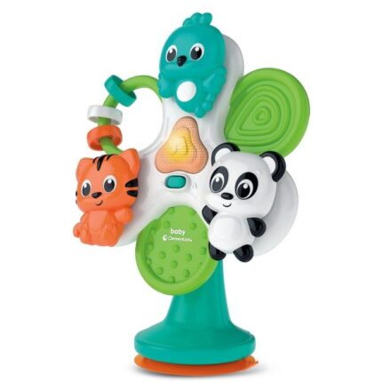 Clementoni Baby Вртелешка со животни Round & Round за столче за хранење