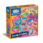 Clementoni Сет со камчиња за лепење Idea Sparkly Creations Fantasy Art – слика 2
