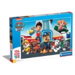 Clementoni Maxi сложувалка Supercolor Paw Patrol, 104 парчиња – слика 2