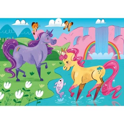 Clementoni Сложувалка Supercolor I Believe in Unicorns, 2 x 20 парчиња
